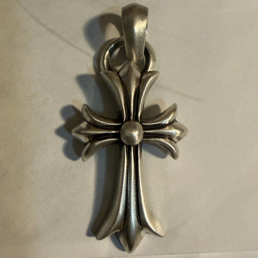 Chrome Hearts Silver Cross Pendant